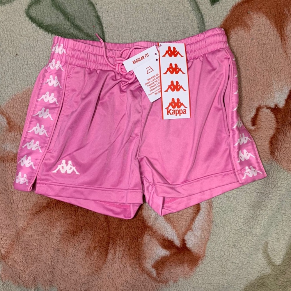 PINK KAPPA SHORTS/ NEW W TAGS